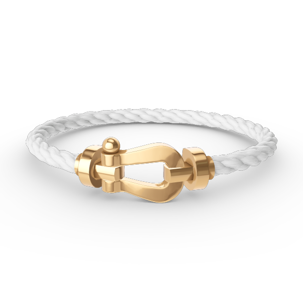 [⭐Shinejoy]FORCE LARGE HORSESHOE NO DIAMOND BRACELET GOLD