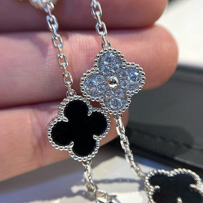 [⭐Shinejoy] CLOVER 5 MOTIF ONYXS BRACELET COLLECTION