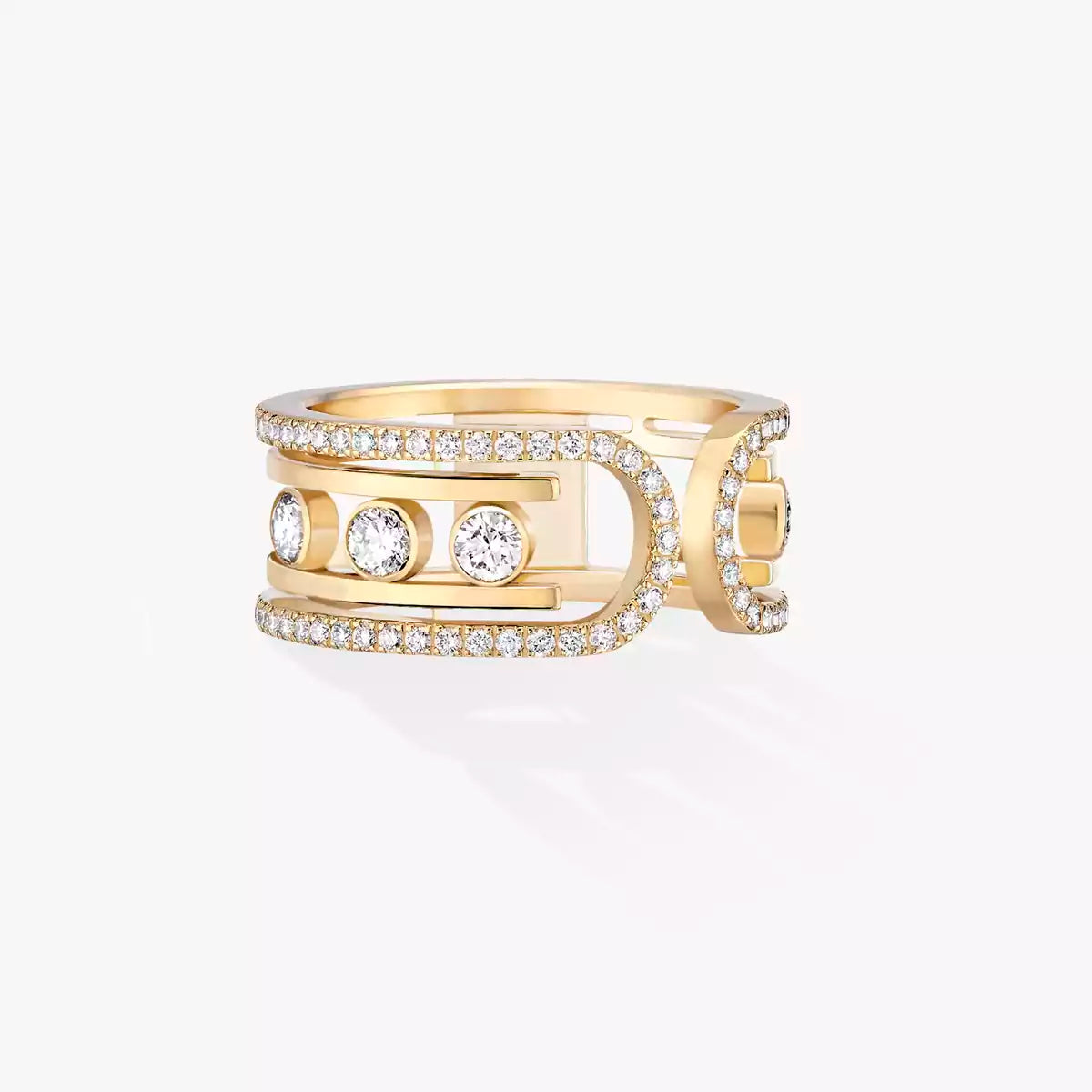 [⭐Shinejoy]Move 10th Diamond Ring in Gold