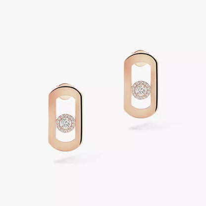 [⭐Shinejoy]So Move Diamond Earrings in Yellow Gold