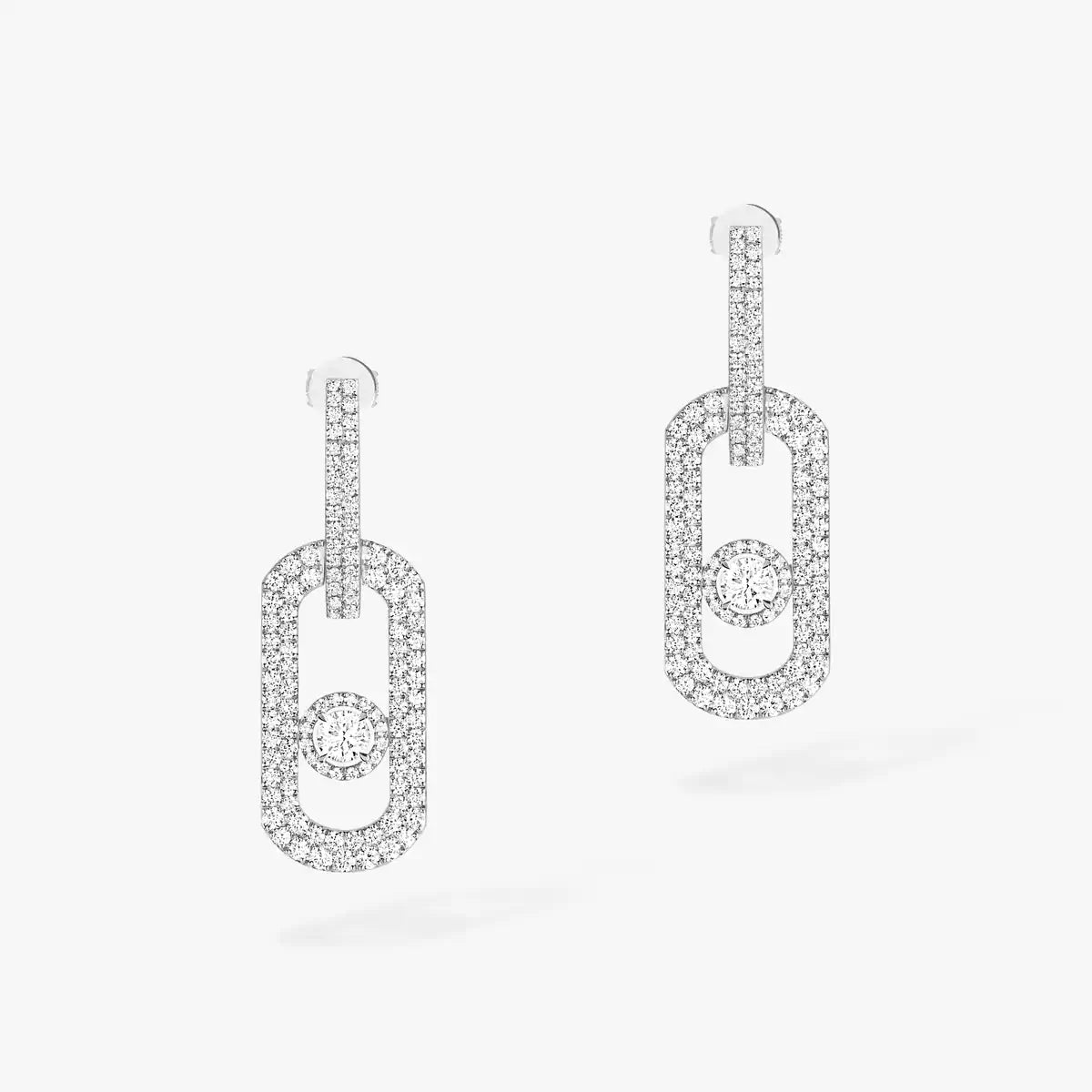 [⭐Shinejoy]So Move XL Pave_-Set Diamond Pendant Earrings