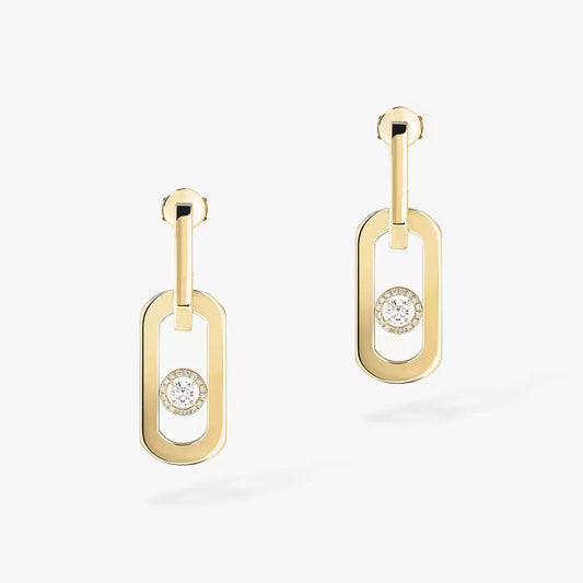 [⭐Shinejoy] So Move XL Diamond Hoop Earring