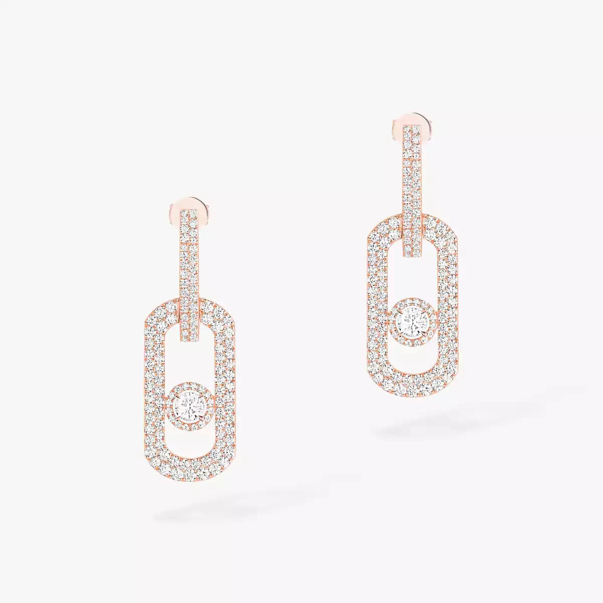 [⭐Shinejoy]So Move XL Pave_-Set Diamond Pendant Earrings