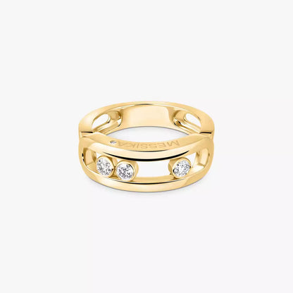 [⭐Shinejoy] MoveGold Diamond Ring