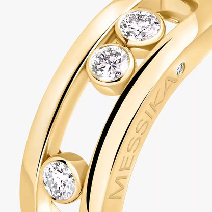 [⭐Shinejoy] MoveGold Diamond Ring
