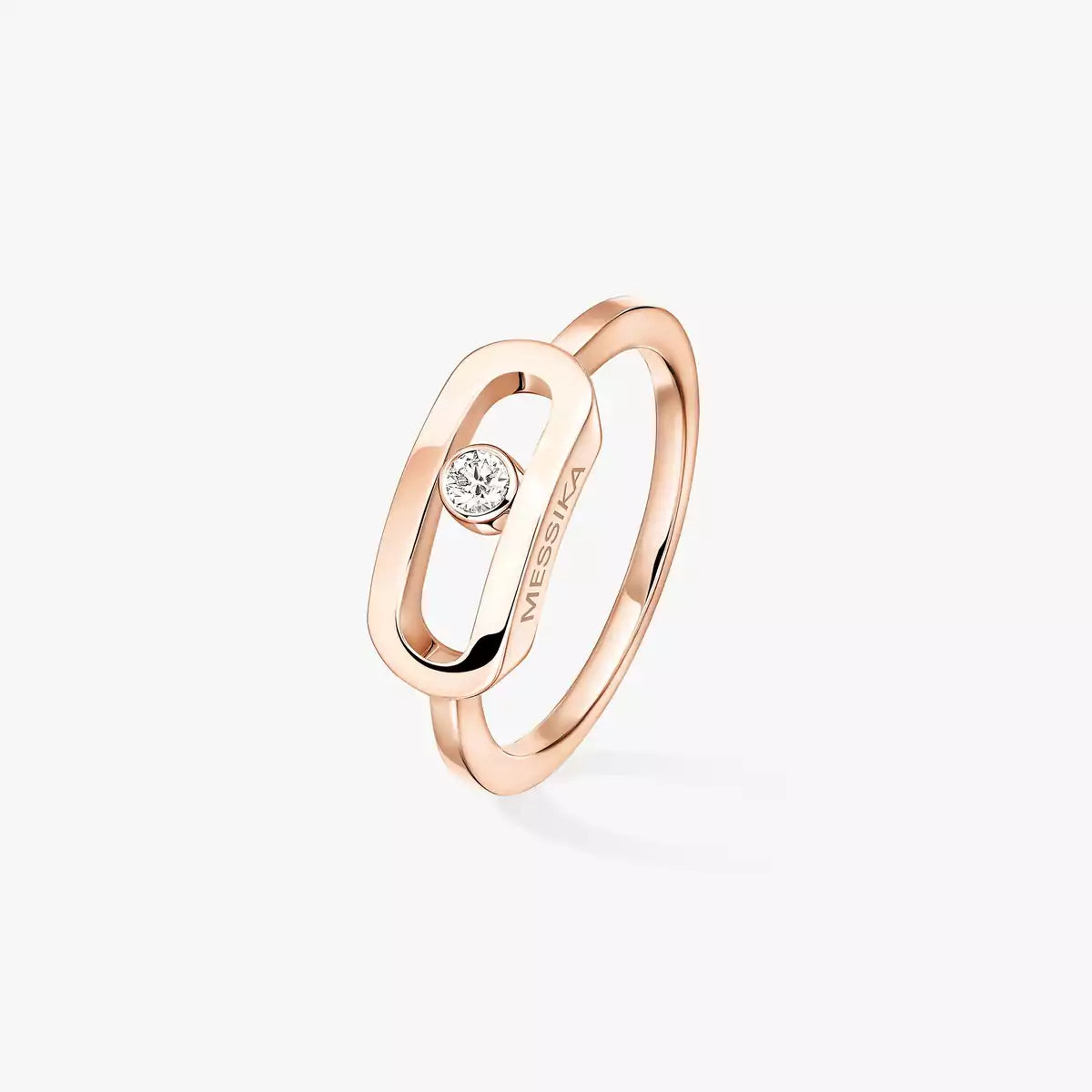 [⭐Shinejoy]Move Uno Diamond Ring in Gold