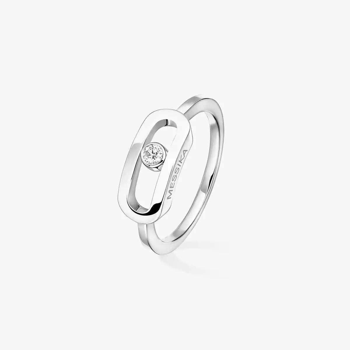 [⭐Shinejoy]Move Uno Diamond Ring in Gold