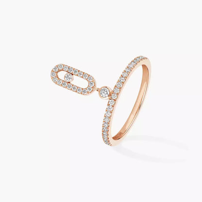 [⭐Shinejoy]Move Uno Diamond Ring