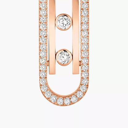 [⭐Shinejoy]Diamond Pendant Earrings Move 10Th