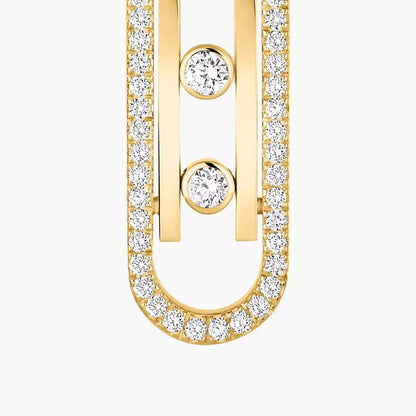 [⭐Shinejoy]Diamond Pendant Earrings Move 10Th