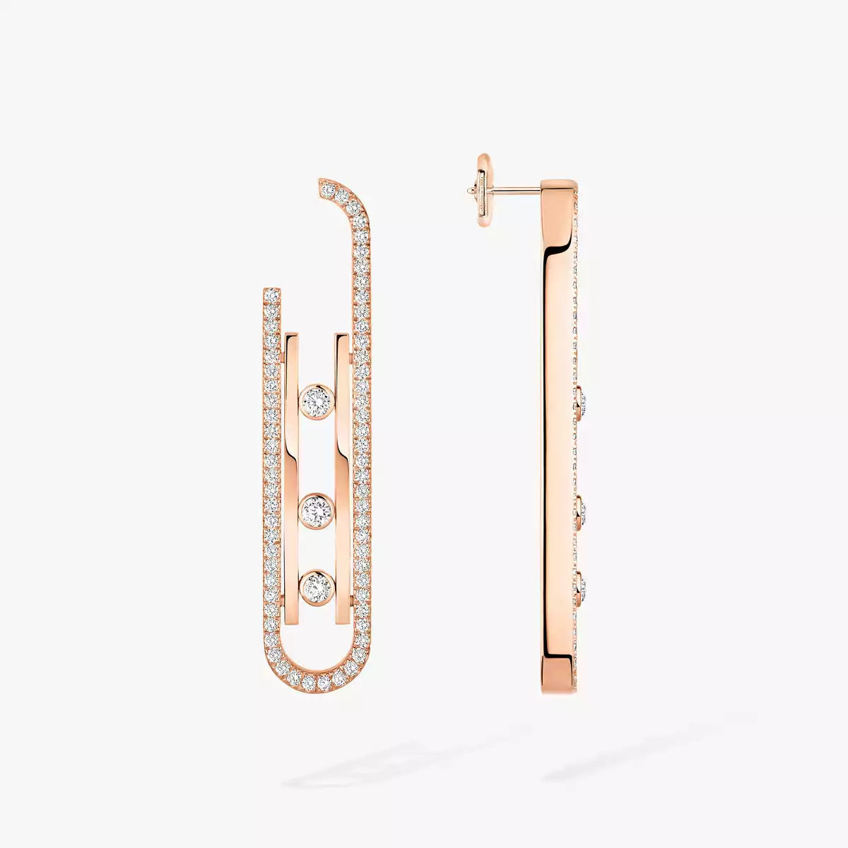[⭐Shinejoy]Diamond Pendant Earrings Move 10Th