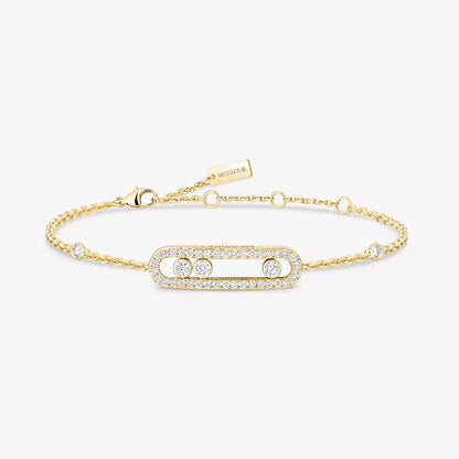 [⭐Shinejoy]Pavé Baby Move Diamond Bracelet