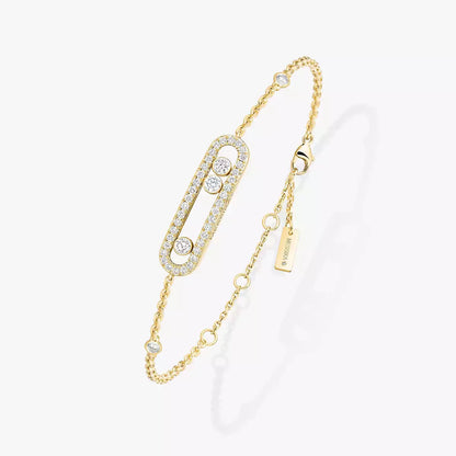 [⭐Shinejoy]Pavé Baby Move Diamond Bracelet