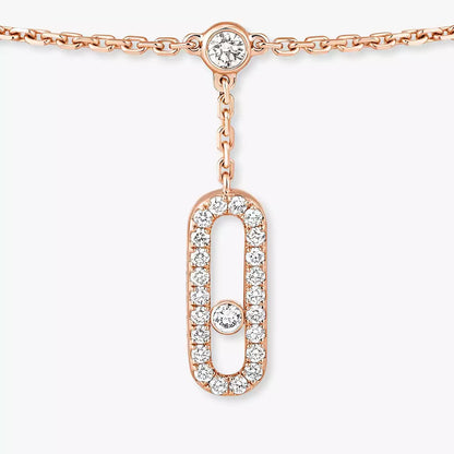 [⭐Shinejoy] Move Uno pavé ankle bracelet