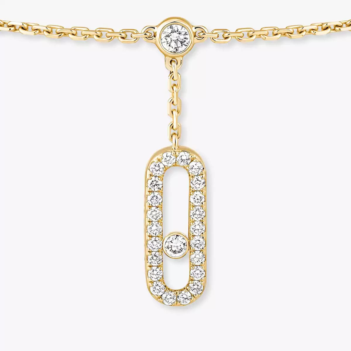 [⭐Shinejoy] Move Uno pavé ankle bracelet