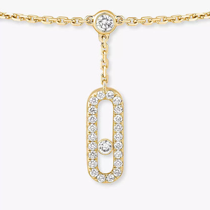 [⭐Shinejoy] Move Uno pavé ankle bracelet