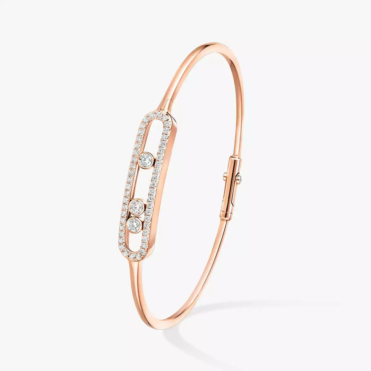 [⭐Shinejoy]Move Pavé Diamond Bangle Bracelet M