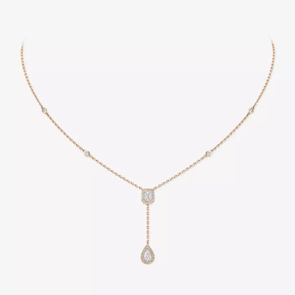 [⭐Shinejoy]Gold Diamond Tie Necklace