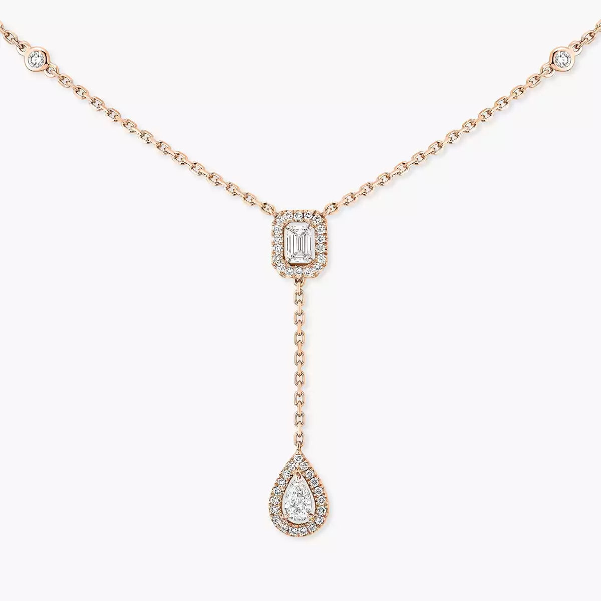 [⭐Shinejoy]Gold Diamond Tie Necklace