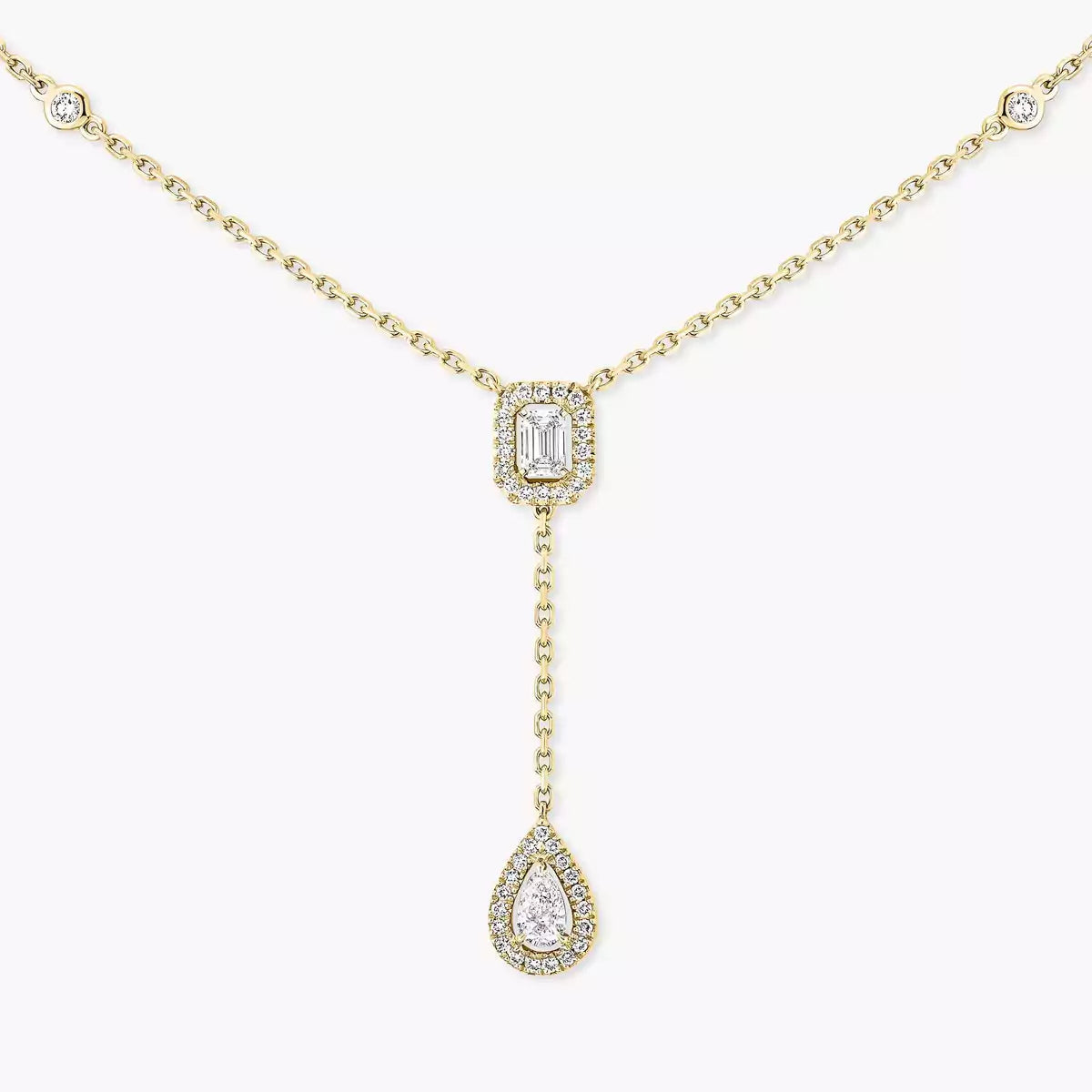 [⭐Shinejoy]Gold Diamond Tie Necklace