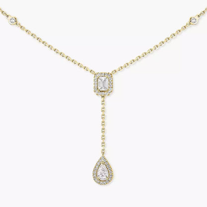 [⭐Shinejoy]Gold Diamond Tie Necklace