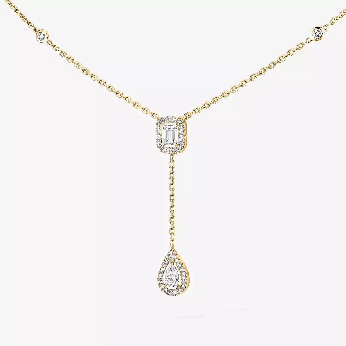 [⭐Shinejoy]Gold Diamond Tie Necklace