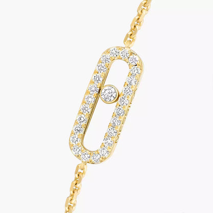 [⭐Shinejoy]Move Uno Diamond Bracelet