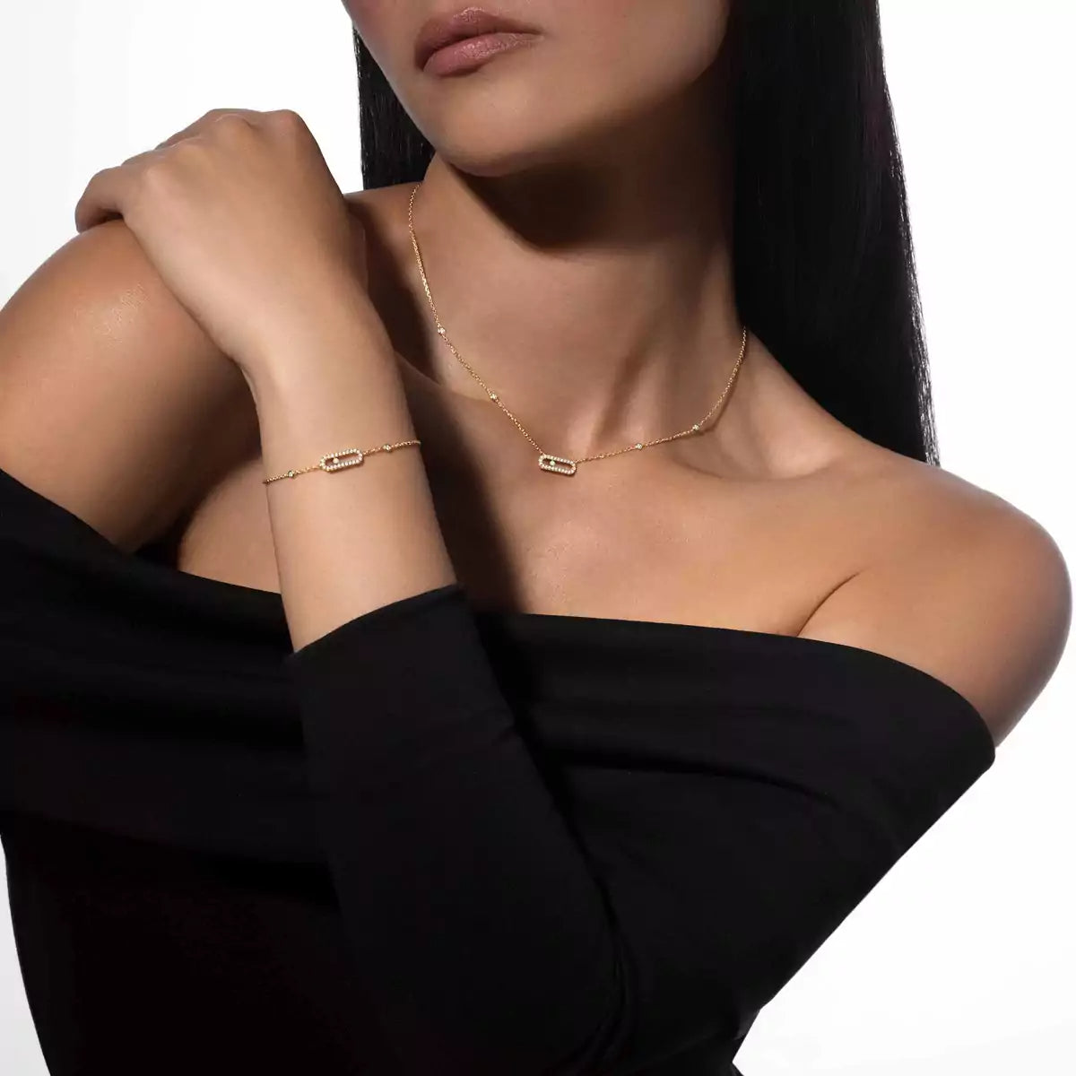[⭐Shinejoy]Move Uno Diamond Bracelet