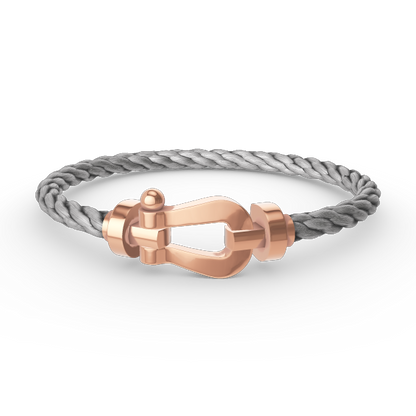 [⭐Shinejoy]FORCE LARGE HORSESHOE NO DIAMOND BRACELET ROSE GOLD