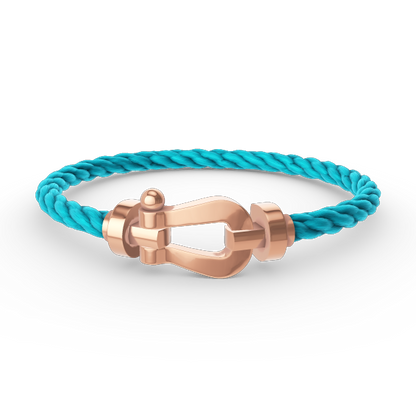 [⭐Shinejoy]FORCE LARGE HORSESHOE NO DIAMOND BRACELET ROSE GOLD