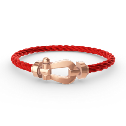 [⭐Shinejoy]FORCE LARGE HORSESHOE NO DIAMOND BRACELET ROSE GOLD