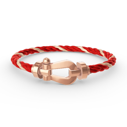 [⭐Shinejoy]FORCE LARGE HORSESHOE NO DIAMOND BRACELET ROSE GOLD