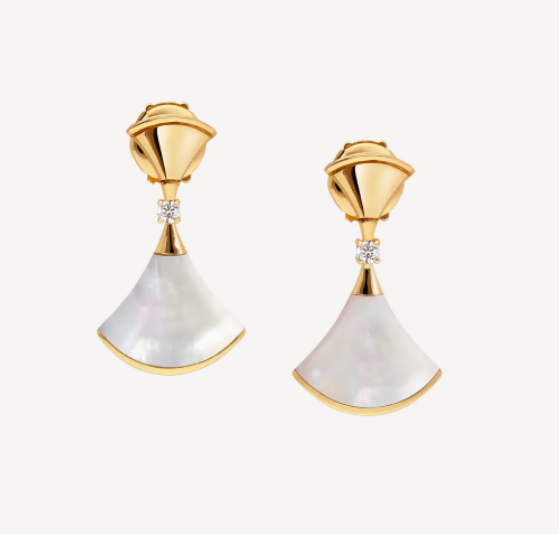 [⭐Shinejoy]DREAM MOP 1 DIAMOND EARRINGS