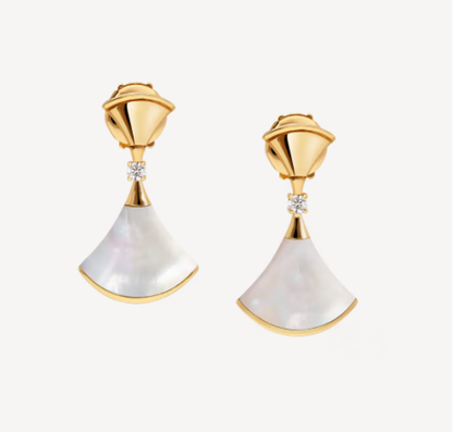 [⭐Shinejoy]DREAM MOP 1 DIAMOND EARRINGS