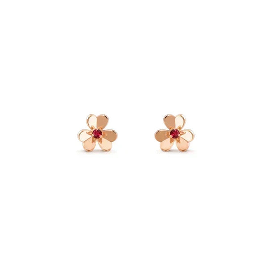[⭐Shinejoy]FRIVOLE  FLOWER PINK EARRINGS