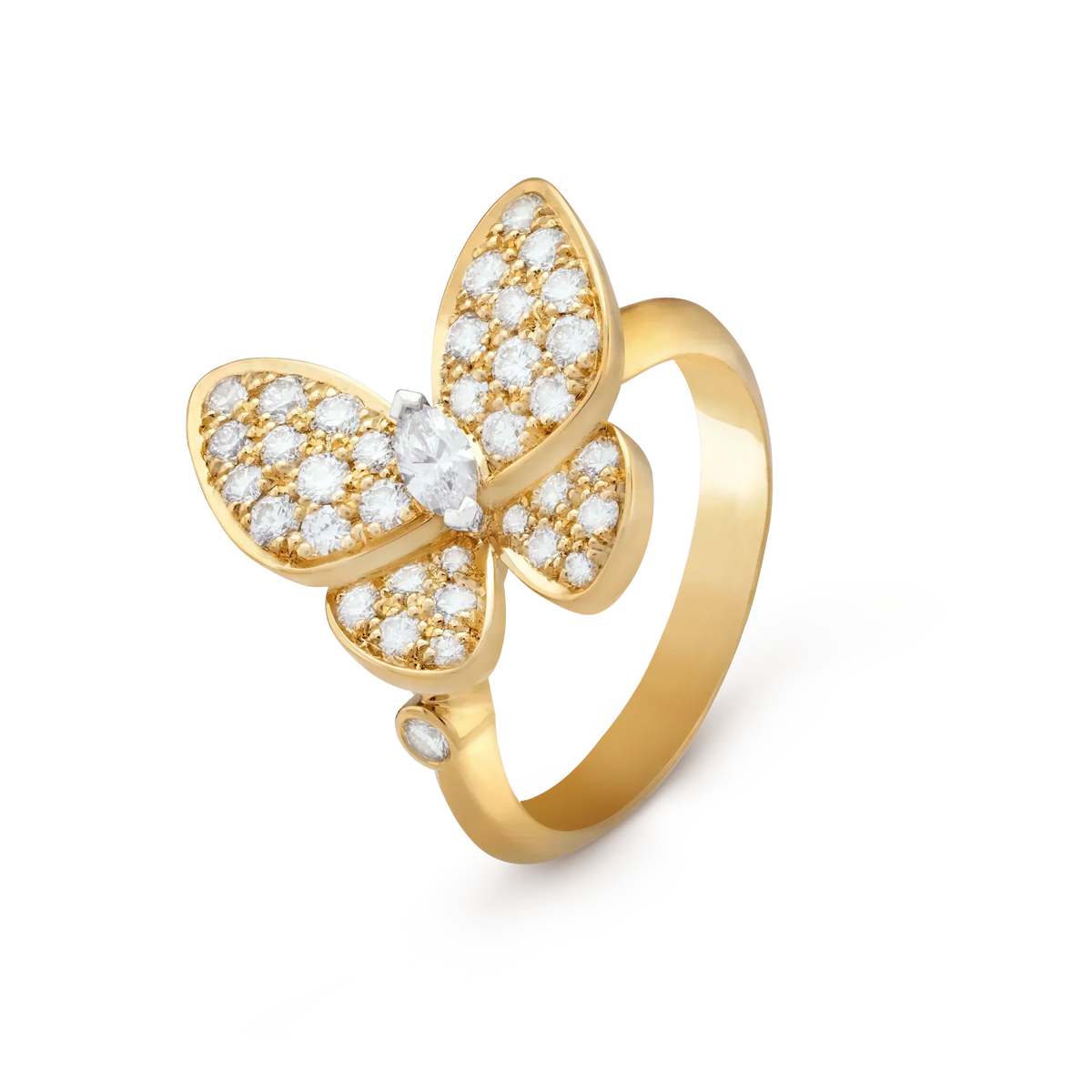 [⭐Shinejoy]BUTTERFLY DIAMOND RING