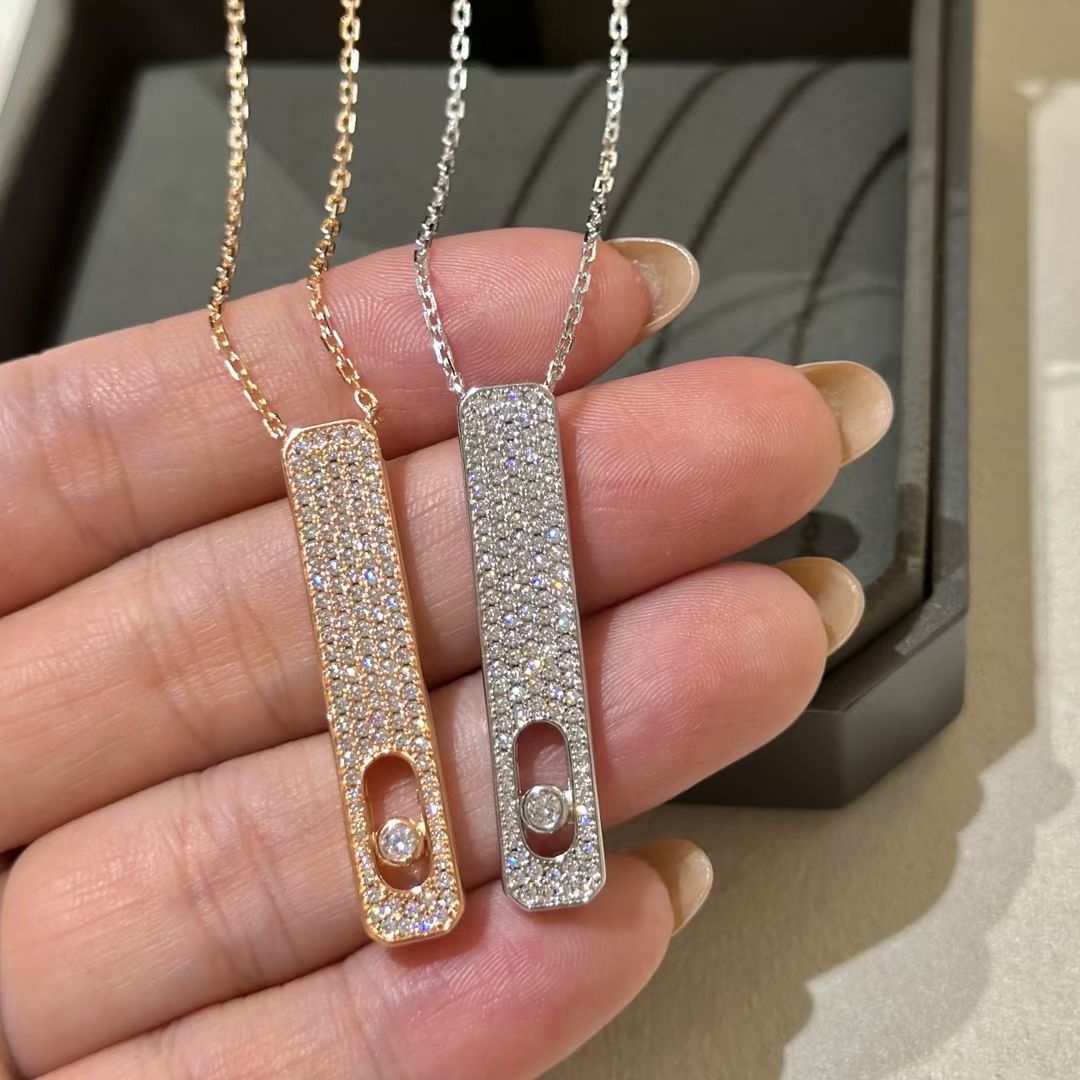 [⭐Shinejoy]MY FIRST DIAMOND PAVED NECKLACE