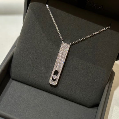 [⭐Shinejoy]MY FIRST DIAMOND PAVED NECKLACE
