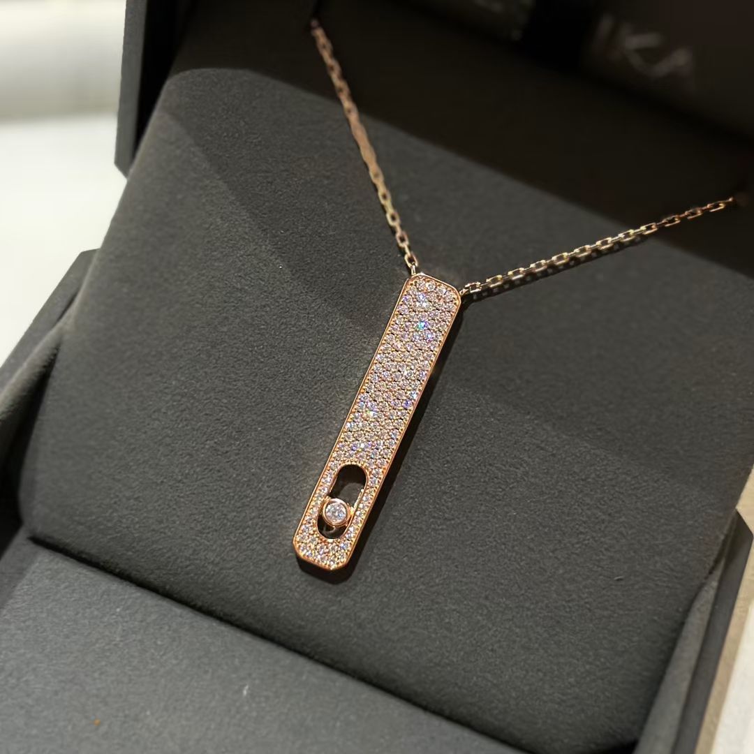 [⭐Shinejoy]MY FIRST DIAMOND PAVED NECKLACE