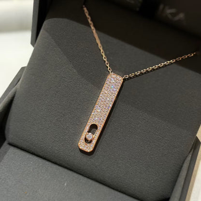[⭐Shinejoy]MY FIRST DIAMOND PAVED NECKLACE